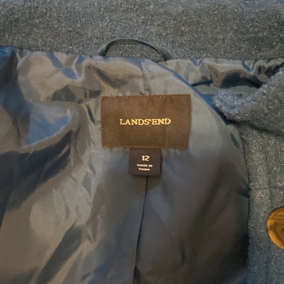 Lands End Pea Coat. Size 12 - Picture 4 of 5